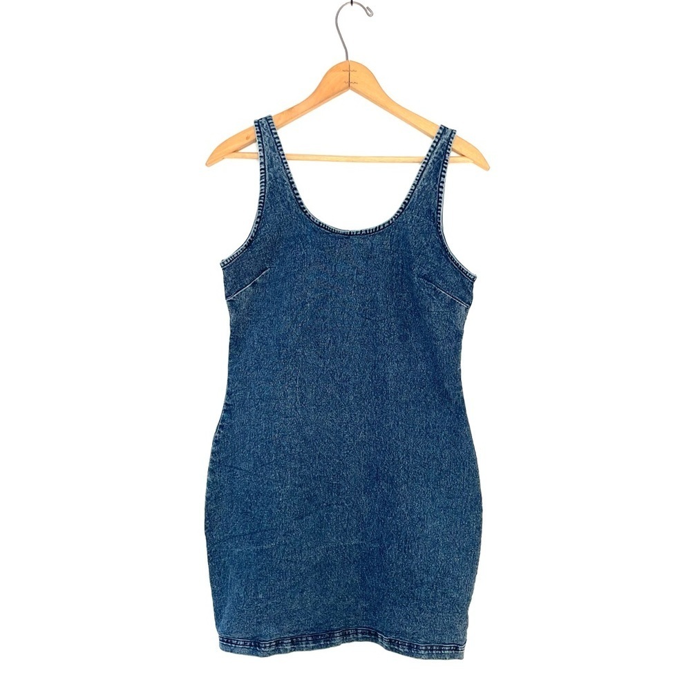 Derek Heart | Distressed Denim Sleeveless Dress